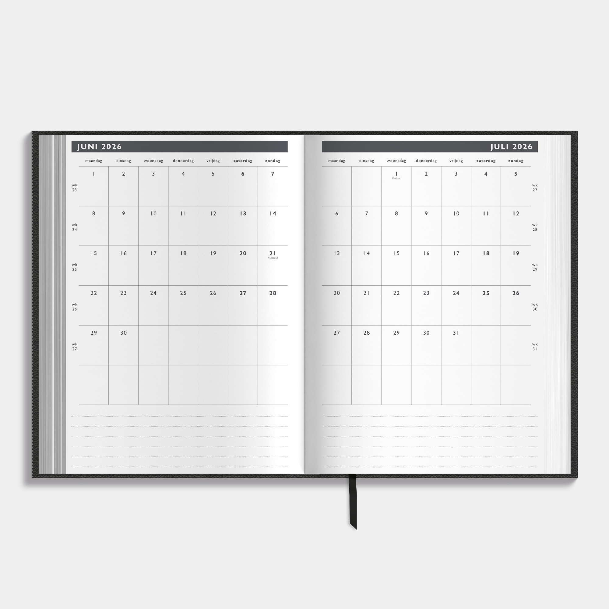 AFSPRAKENAGENDA 2026-2027 A4 LEDERLOOK