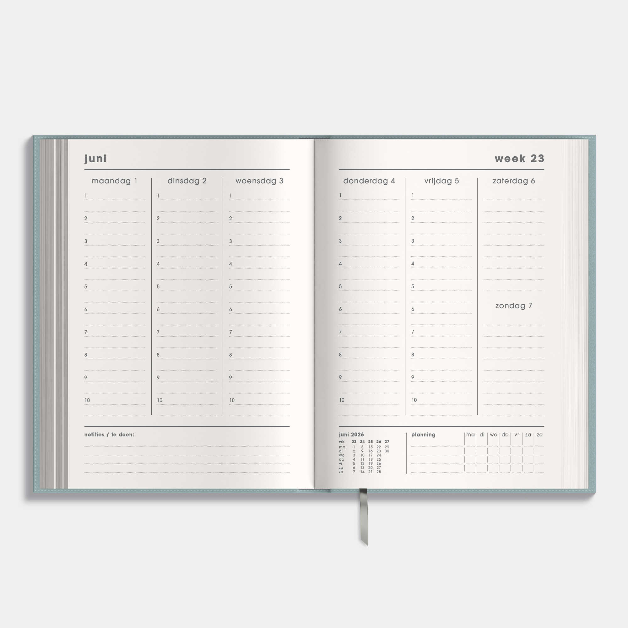 DOCENTENAGENDA 2026-2027 A5 LEDERLOOK