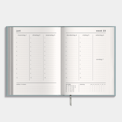 DOCENTENAGENDA 2026-2027 A5 LEDERLOOK