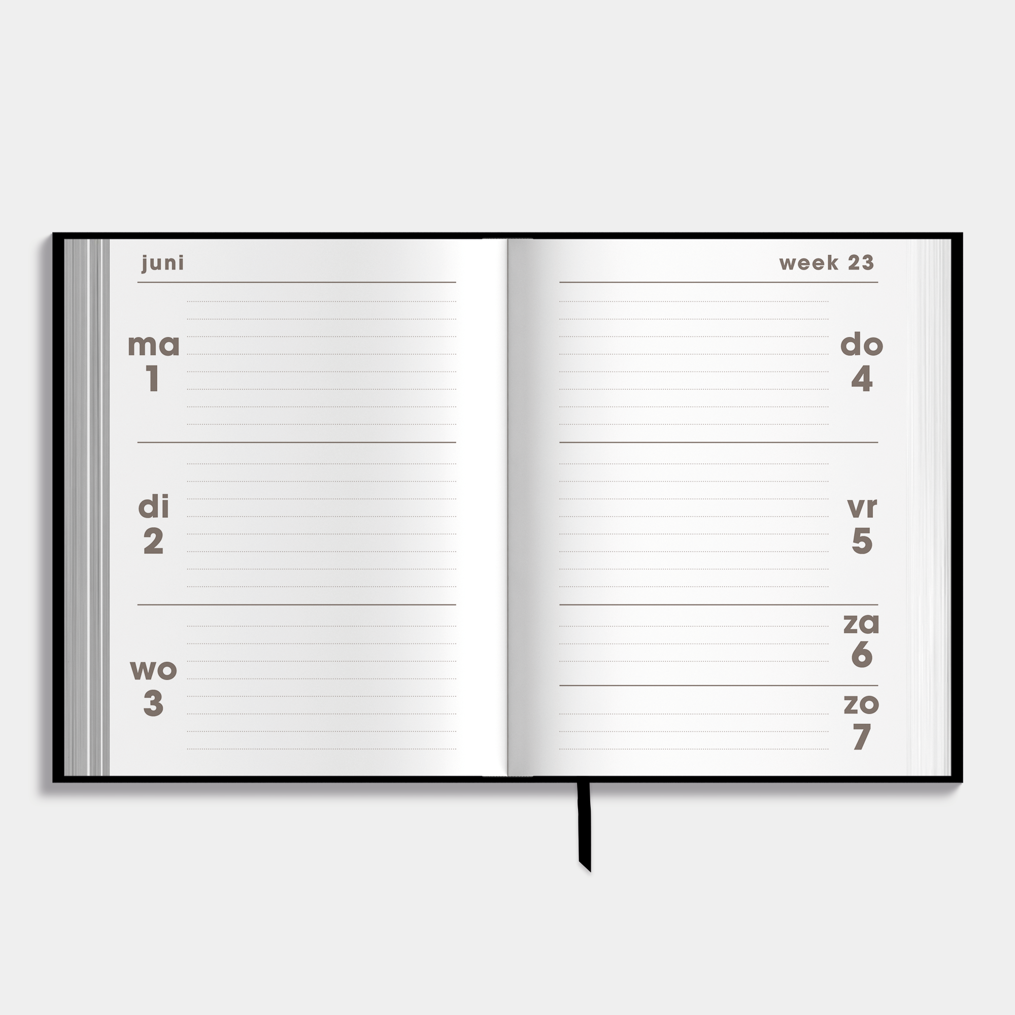 POCKET AGENDA 2026-2027 A6 ZWART