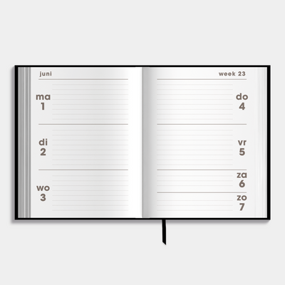 POCKET AGENDA 2026-2027 A6 ZWART