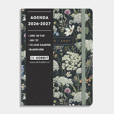 SOFT POCKET AGENDA 2026-2027 A6 WEIDEBLOEMEN