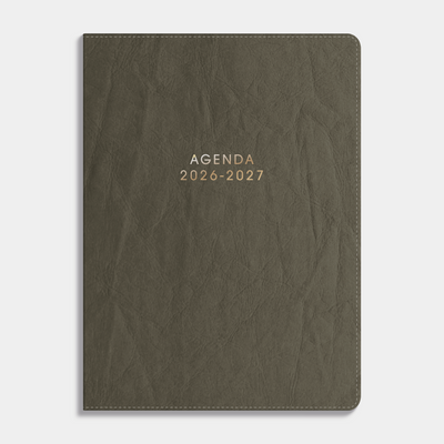 LUXE POCKET AGENDA 2026-2027 A6 WASHED CRAFT