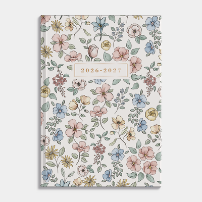 MINI AGENDA 2026-2027 A7 PASTEL BLOEMEN