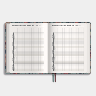 LUXE DOCENTENAGENDA 2026-2027 ±A4 KLASSIEK BOTANISCH