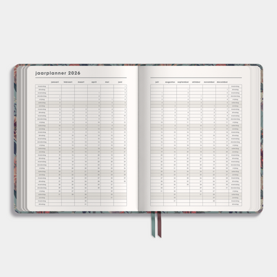 LUXE DOCENTENAGENDA 2026-2027 ±A4 KLASSIEK BOTANISCH