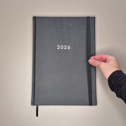 AFSPRAKENAGENDA 2026 A4 LEDERLOOK