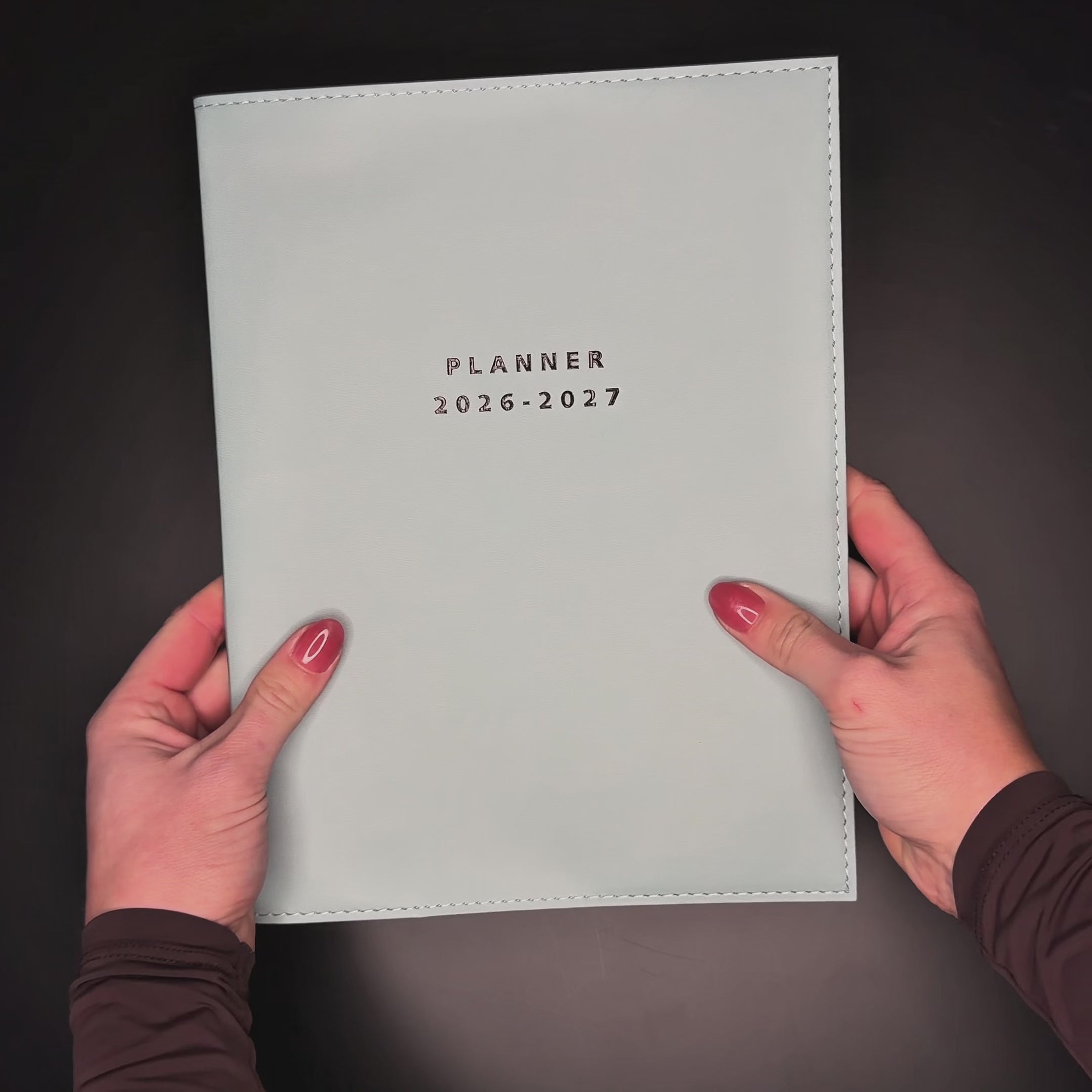 WEEKPLANNER 2026-2027 ±A4 LEDERLOOK